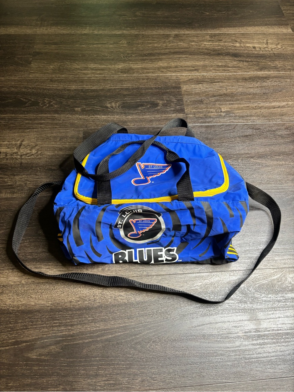 Vintage STL Blues NHL Gym Bag Duffel Bag